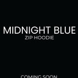 Organic Tall Slim Zip Hoodie (Midnight Blue)