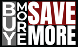 An icon with the text: Buy More Save More.