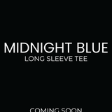 Midnight blue long sleeve tee launching November 10th 2026