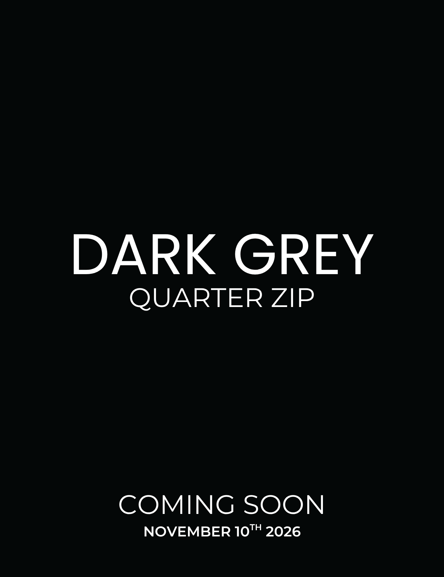 Launching November 10, 2026.