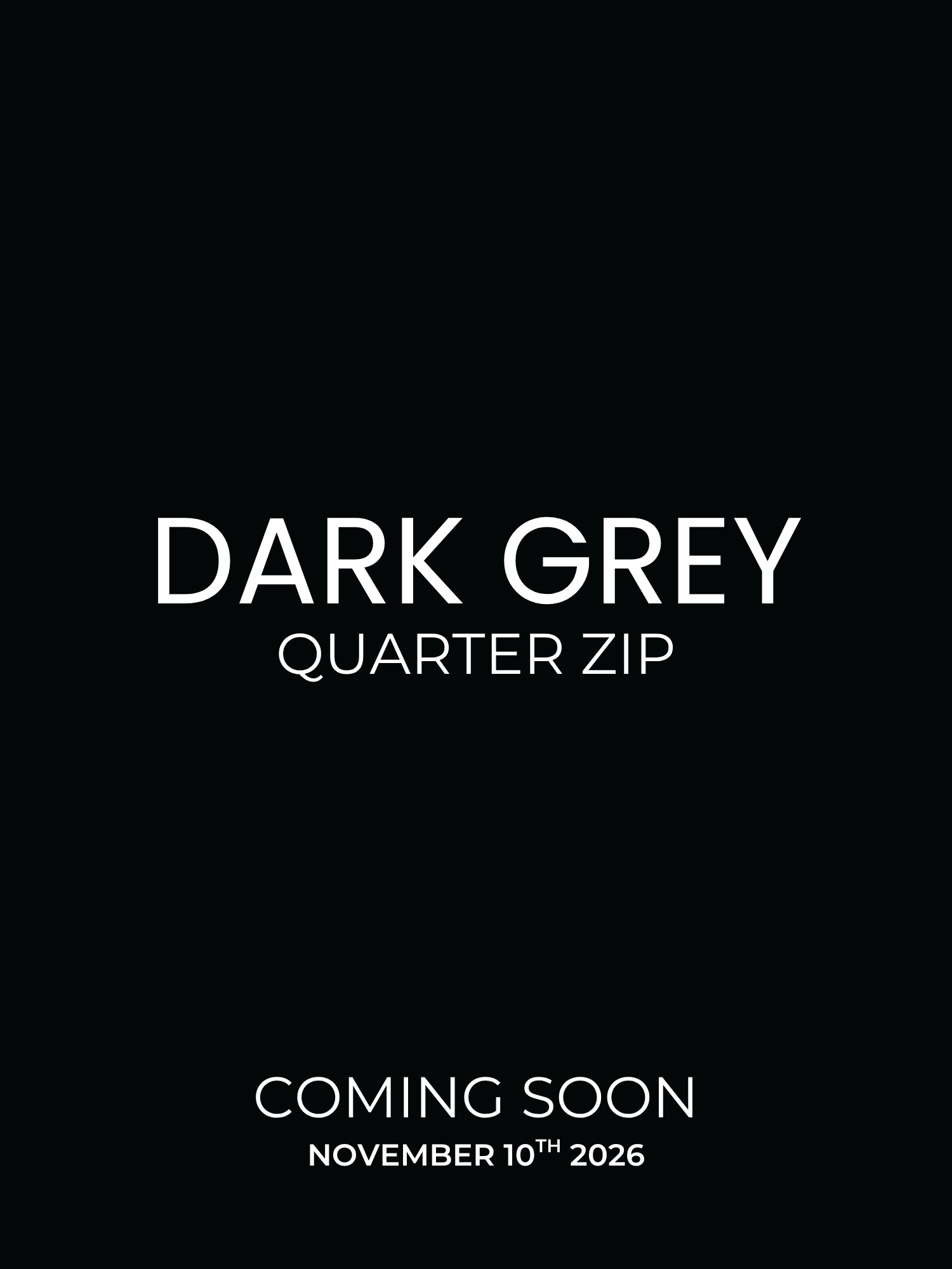 Launching November 10, 2026.