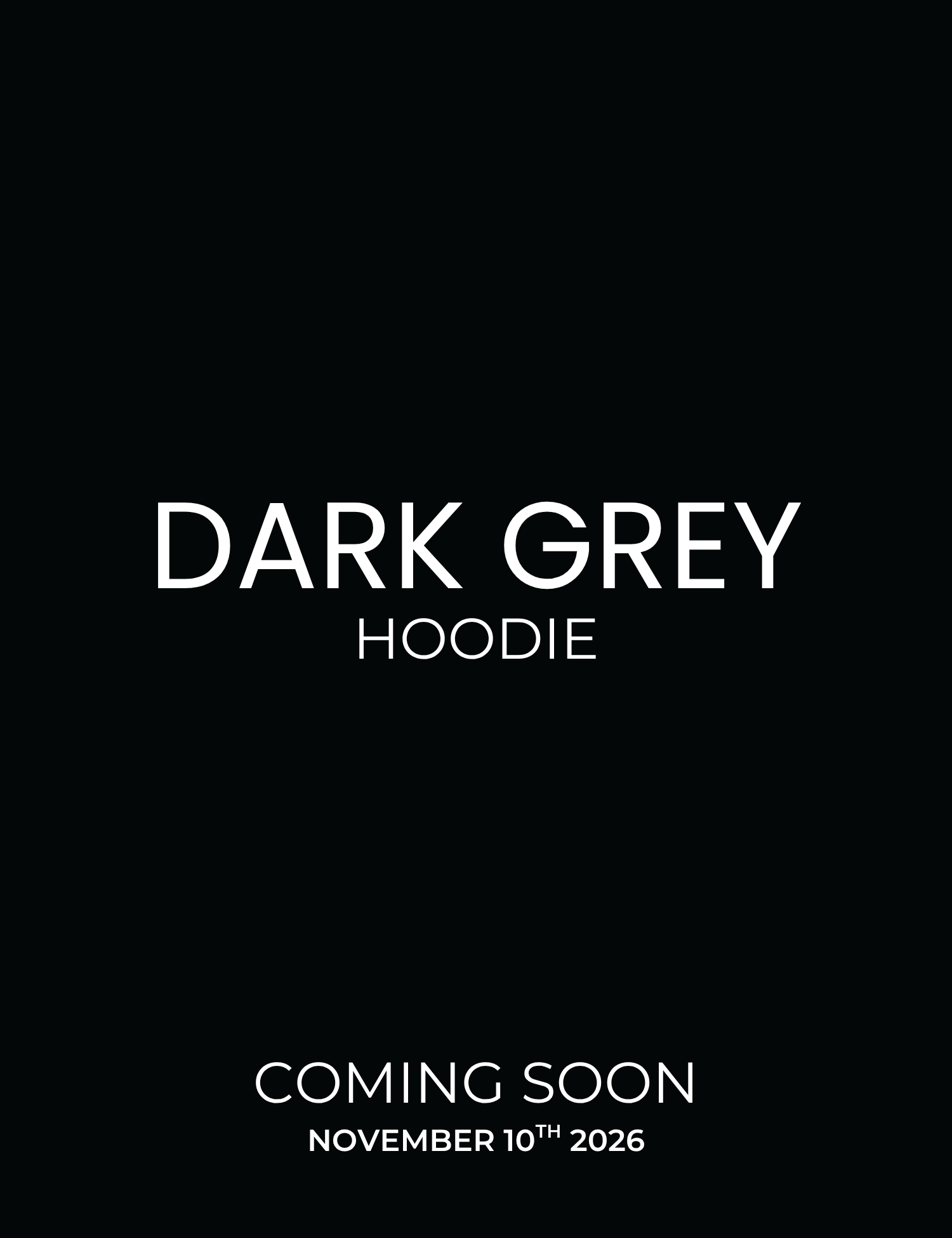 Launching November 10th 2026.