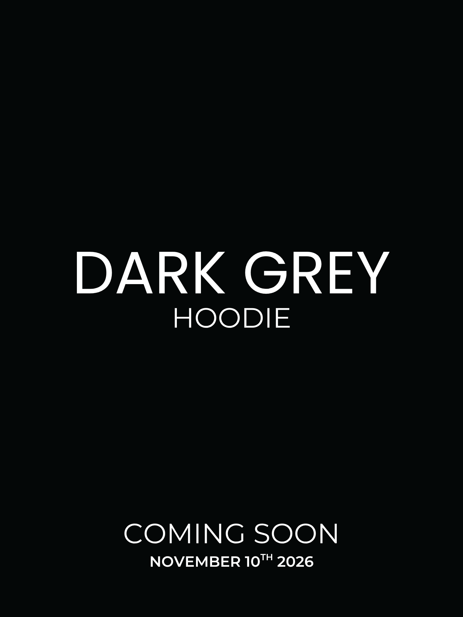 Launching November 10th 2026.