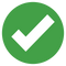 Green checkmark icon