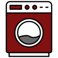 An icon of a washing machine to show that all our tall tops are pre-shrunk.