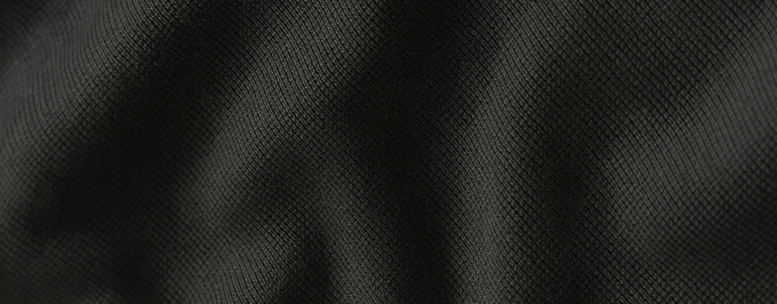 A close up of our tall jersey polo fabric.