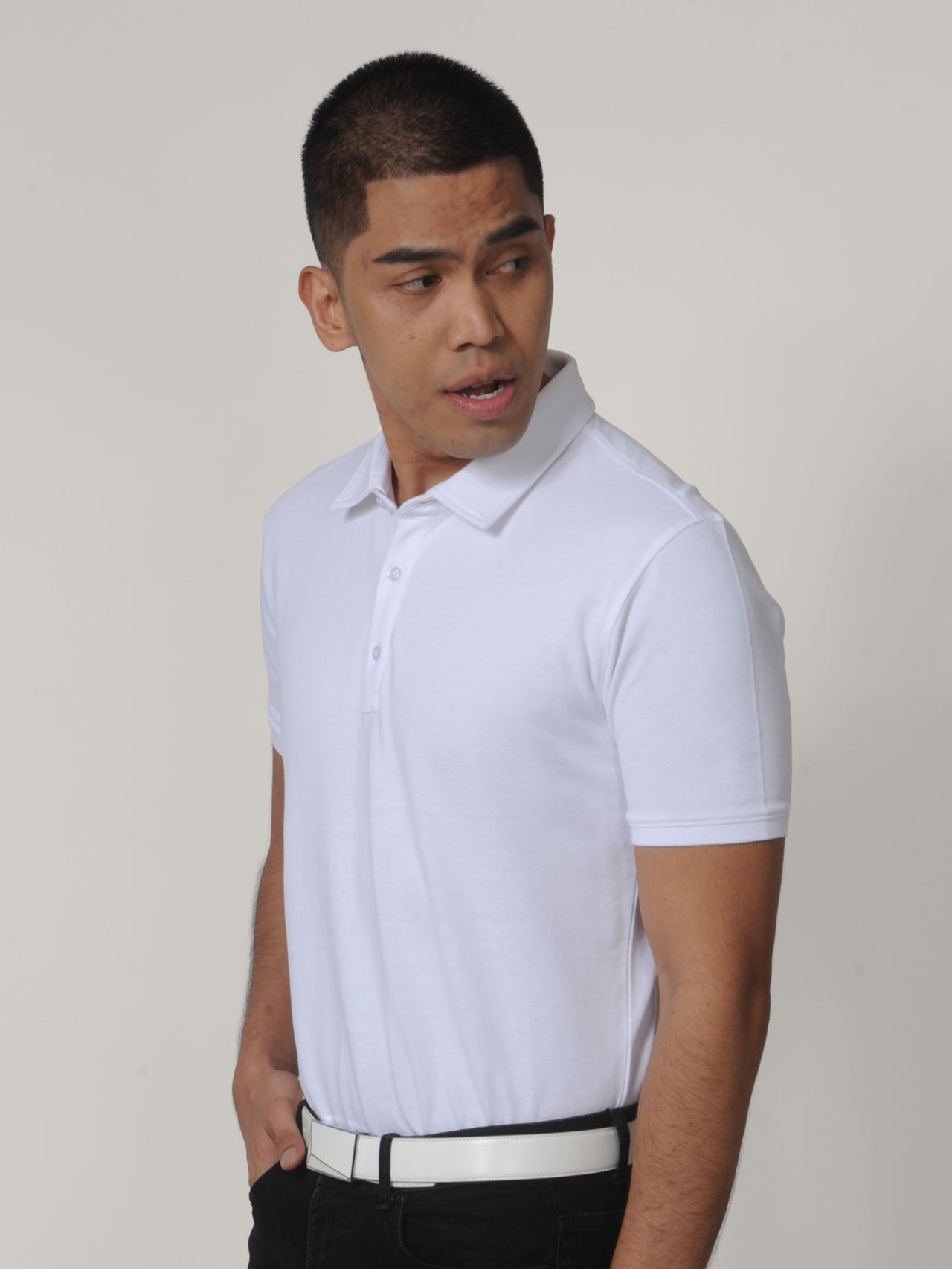 | 100% Just Polo Slim Pique Shirt Tall | Tall Organic Soft
