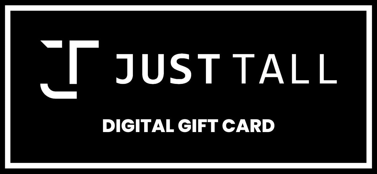 Just tall digital gift card graphic